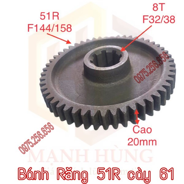 Bánh Răng 51R cày 61