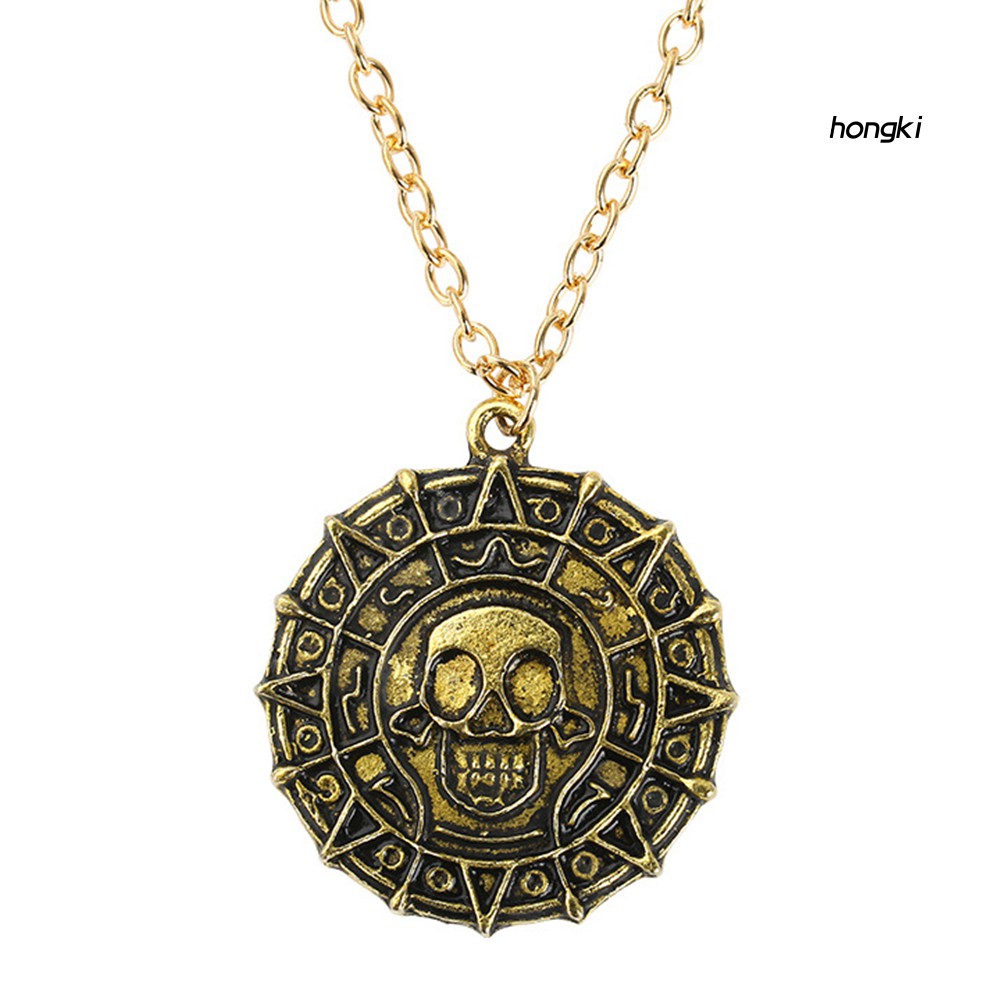 vòng cổ Mặt Hình Đầu Lâu Cướp Biển Thời Trang Dành Cho Nam