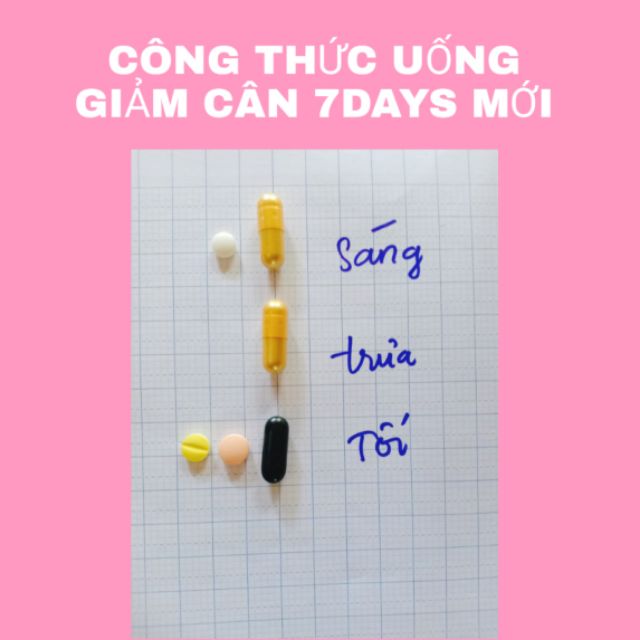 1 Hộp  Giãm cân 7day