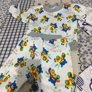 Set 3 bộ Nỉ bông cực ấm cho bé trai