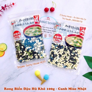 Đậu Hũ Rong Biển Khô Nấu Canh - Súp Miso Nhật Bản