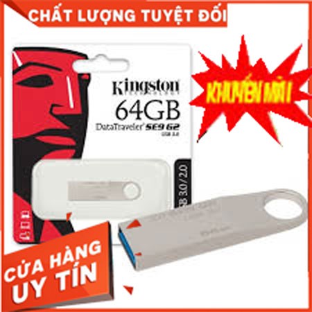 [ GIÁ HUỶ DIỆT] USB Kington 64GB (DTSE9)