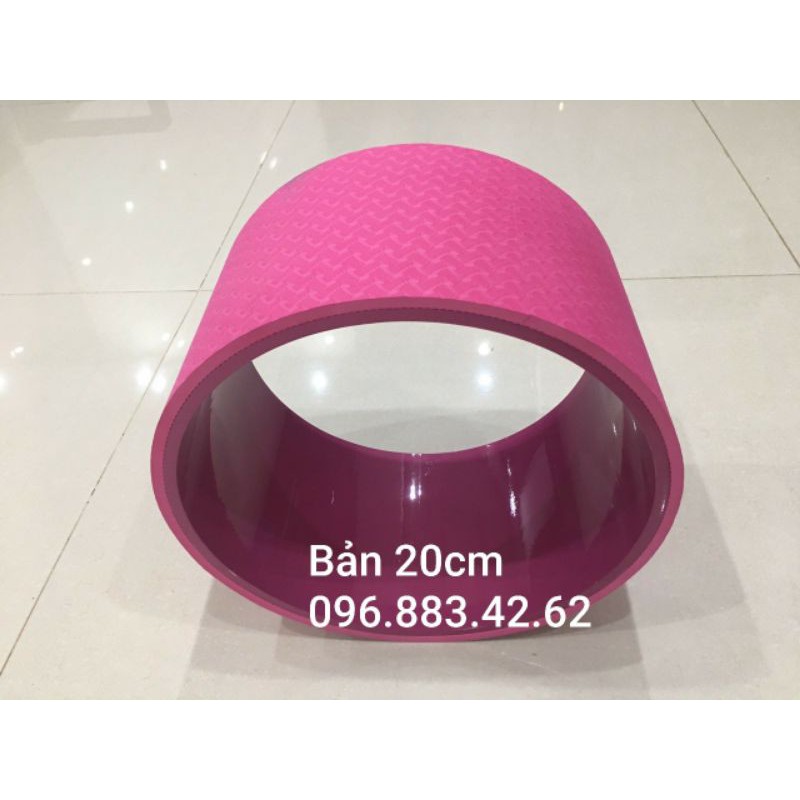 Vòng tập Yoga bản rộng 20cm đường kính 33cm bọc tpe 8mm
