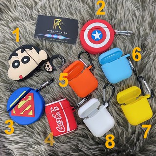 Case AirPods Hình Kute - Hộp đựng tai nghe AirPods 1 và AirPods 2
