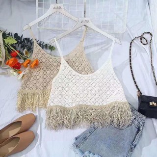 Bộ len móc đi biển siêu dễ thương