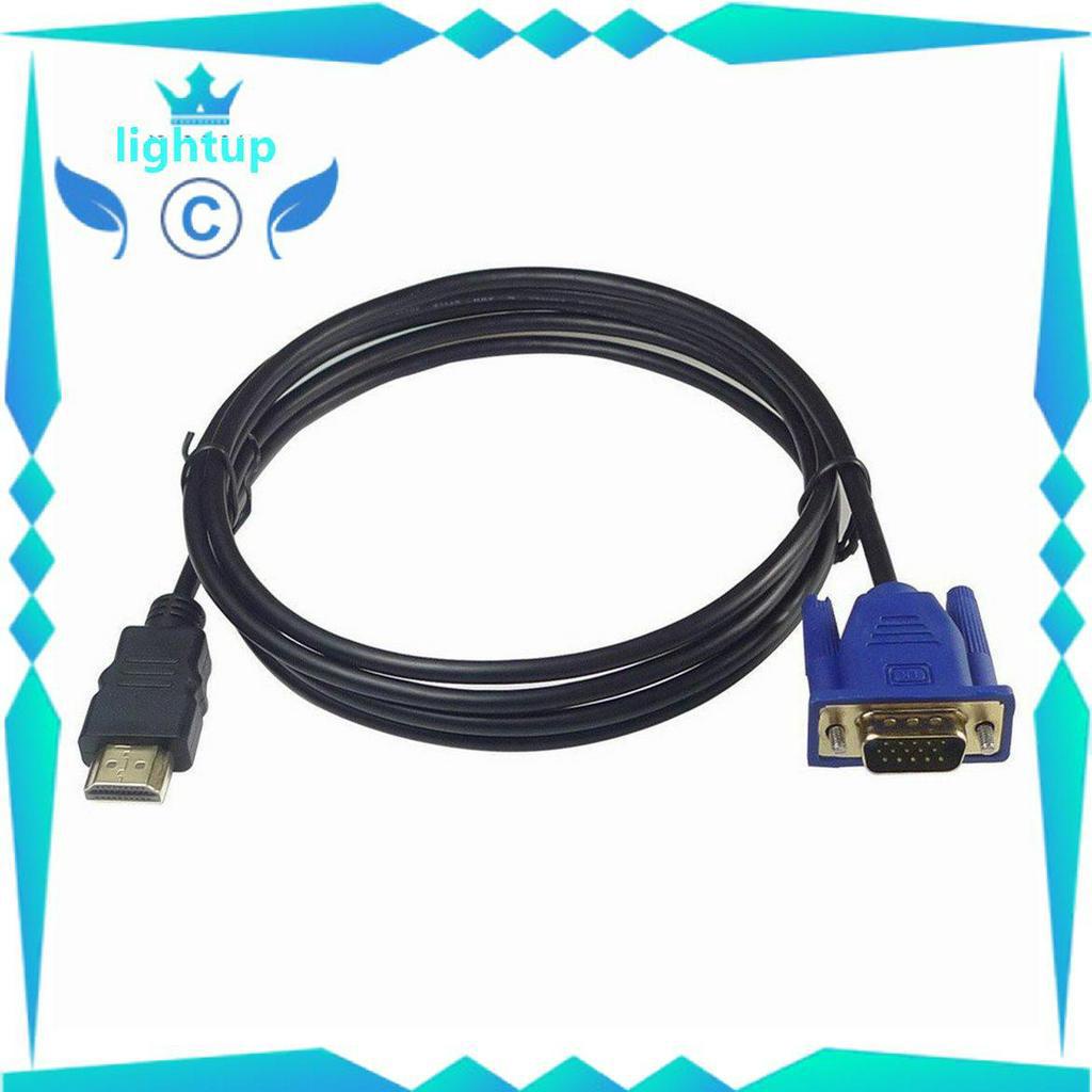 Cáp chuyển đổi HDMI sang VGA cho PC máy tính xách tay máy tính bảng độ phân giải cao