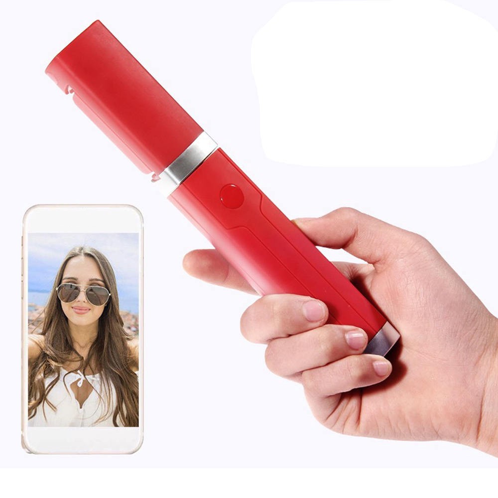 Gậy Tự Sướng-Gậy Selfie Hình Son Môi Nhỏ Gọn Dùng Cho ĐT Có Cổng Audio 3.5mm và(IP)