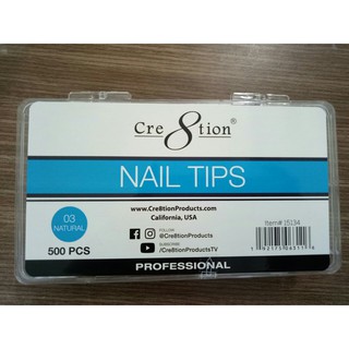MÓNG TIP (NỐI) NHỌN (HÌNH BẦU DỤC) HÃNG CRE8TION