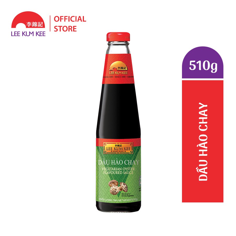 Dầu hào chay Lee Kum Kee Vegetarian Oyster Flavoured Sauce 510g