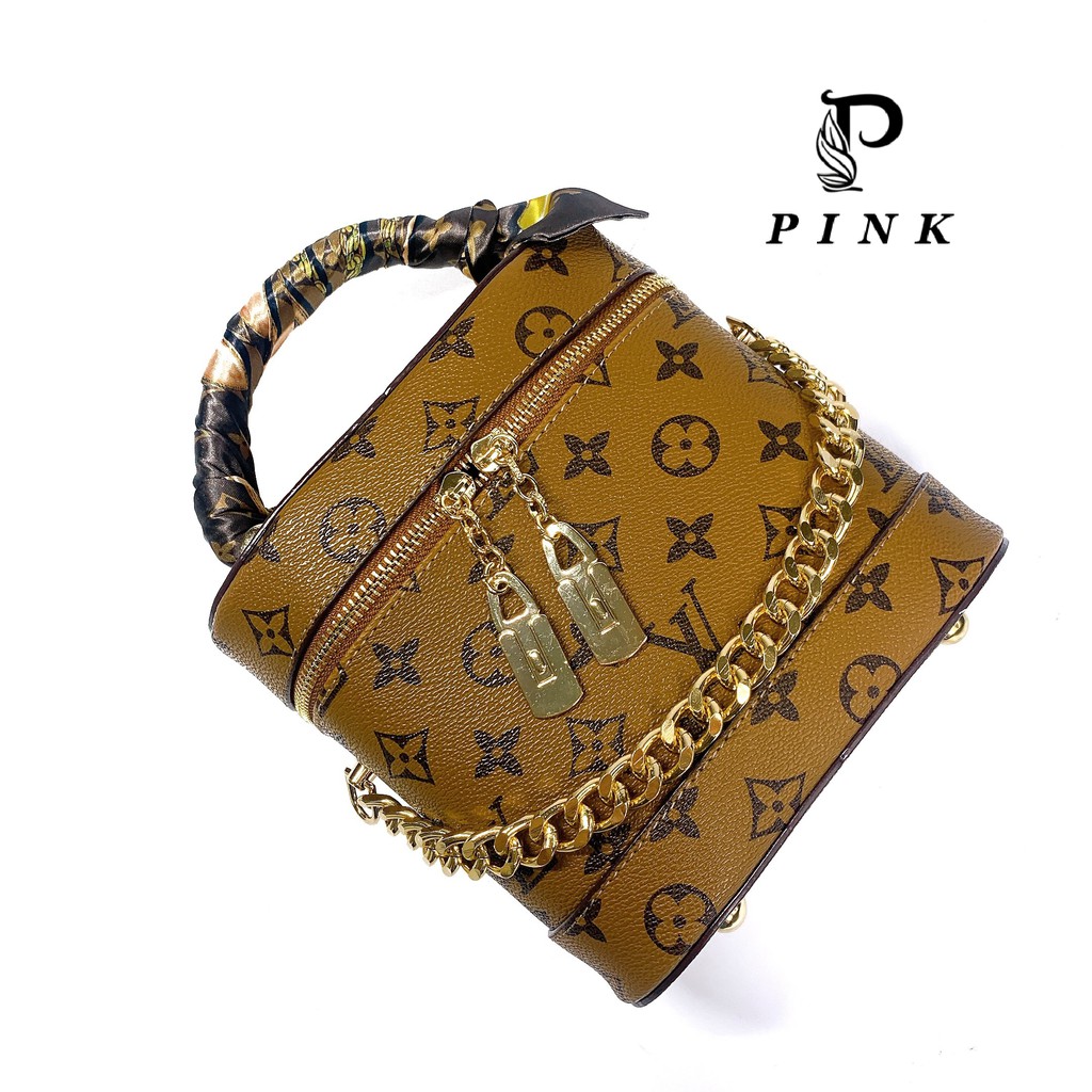Túi xách nữ cao cấp sang trọng,túi hộp nữ kèm quai đeo chéo mã P11 - PINK SHOP | BigBuy360 - bigbuy360.vn