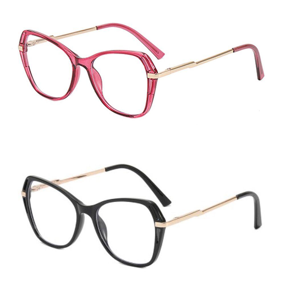 Kính Chống Ánh Sáng Xanh Gọng Kim Loại Thời Trang Hàn Quốc Cho Nữ