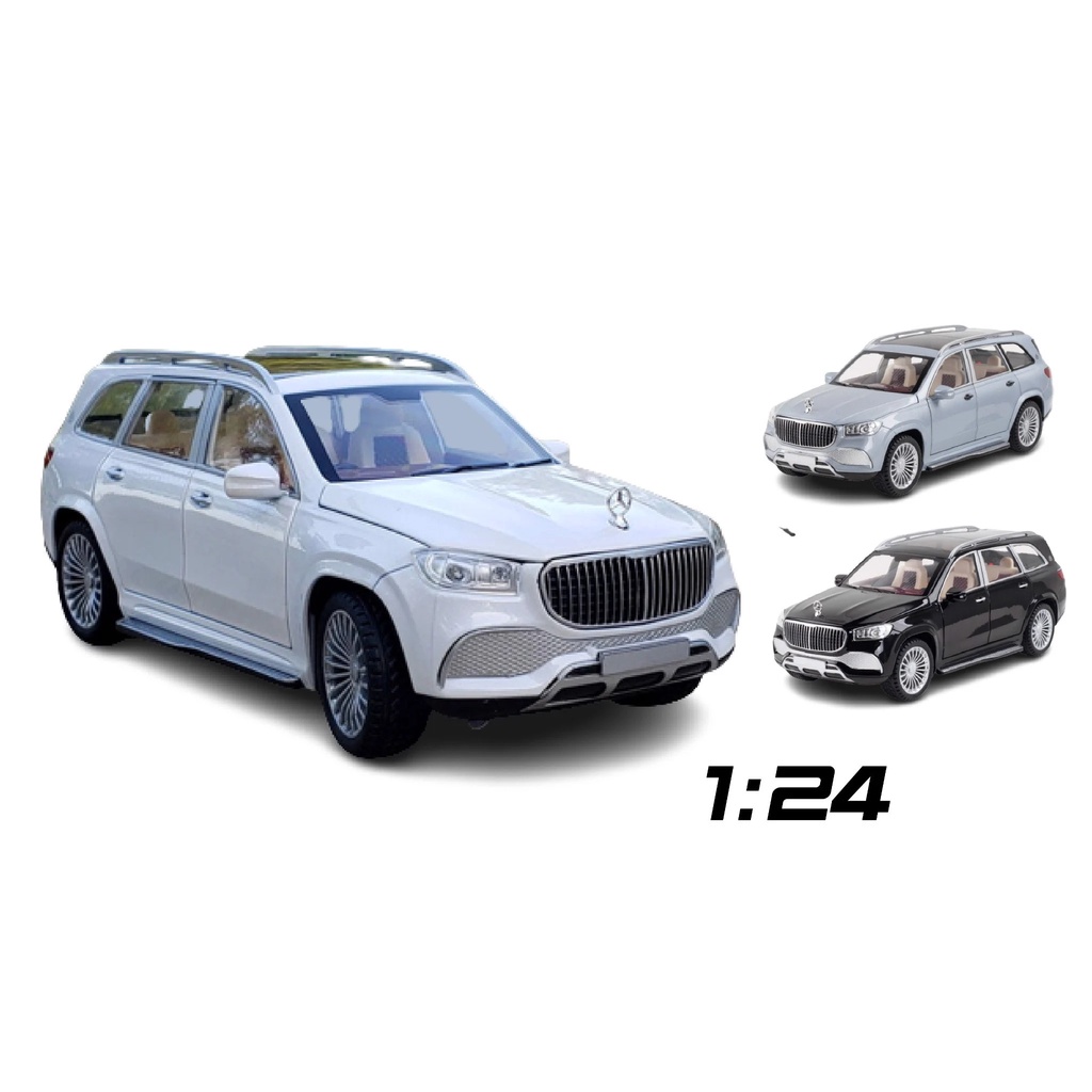 MÔ HÌNH XE MERCEDES MAYBACH GLS600 1:24 CHIMEI 7516