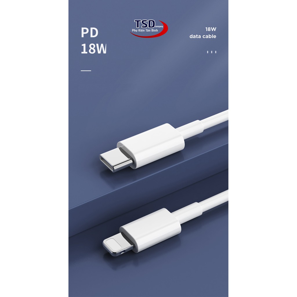 Bộ Sạc Nhanh PD 18W Remax RP-U54 Chính Hãng Kèm Cáp C to Lightning