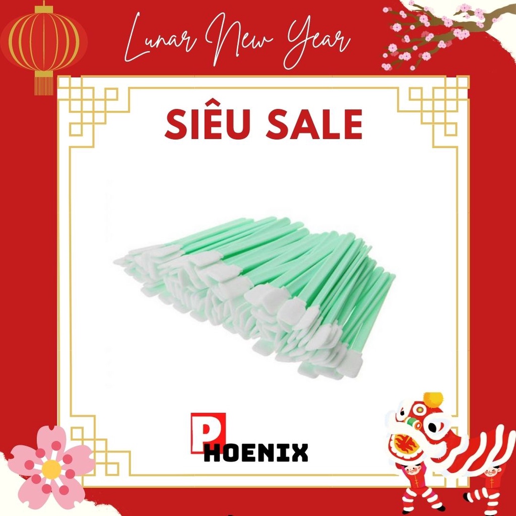 Bông tăm lau linh kiện bảng mạch chống tĩnh điện phòng sạch lau chùi bụi bẩn an toàn cho người sử dụng nhỏ gọn tiện lợi