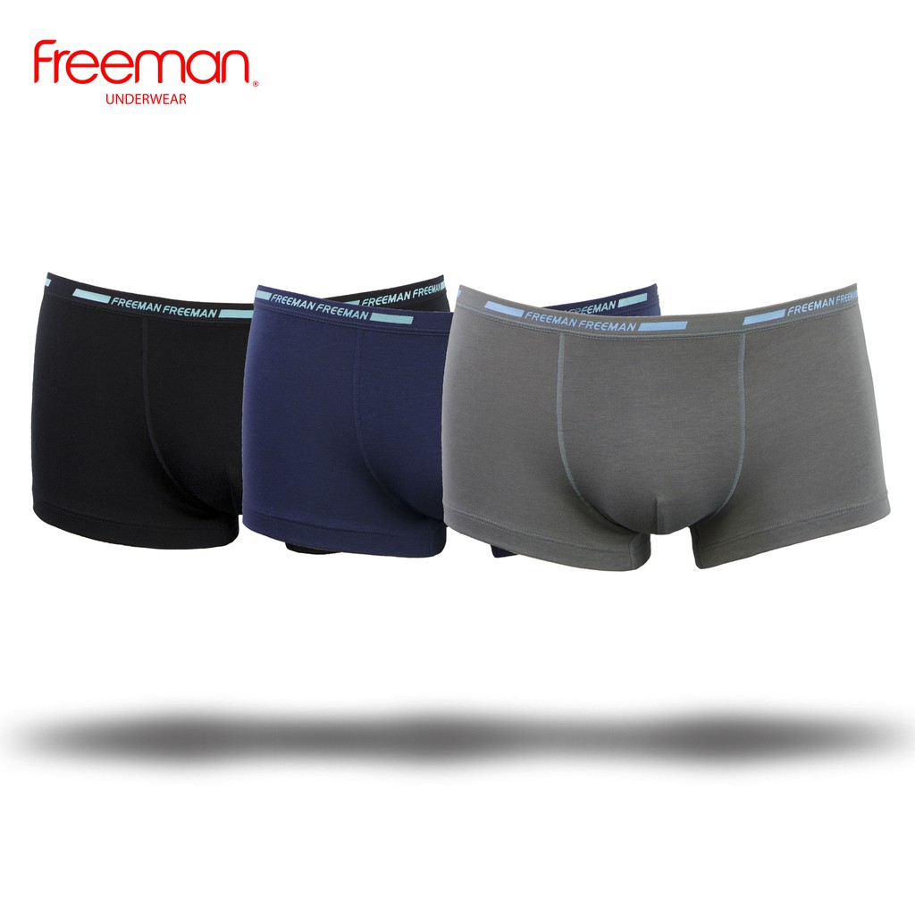 Quần lót nam cotton boxer Freeman [Combo 3] BO503