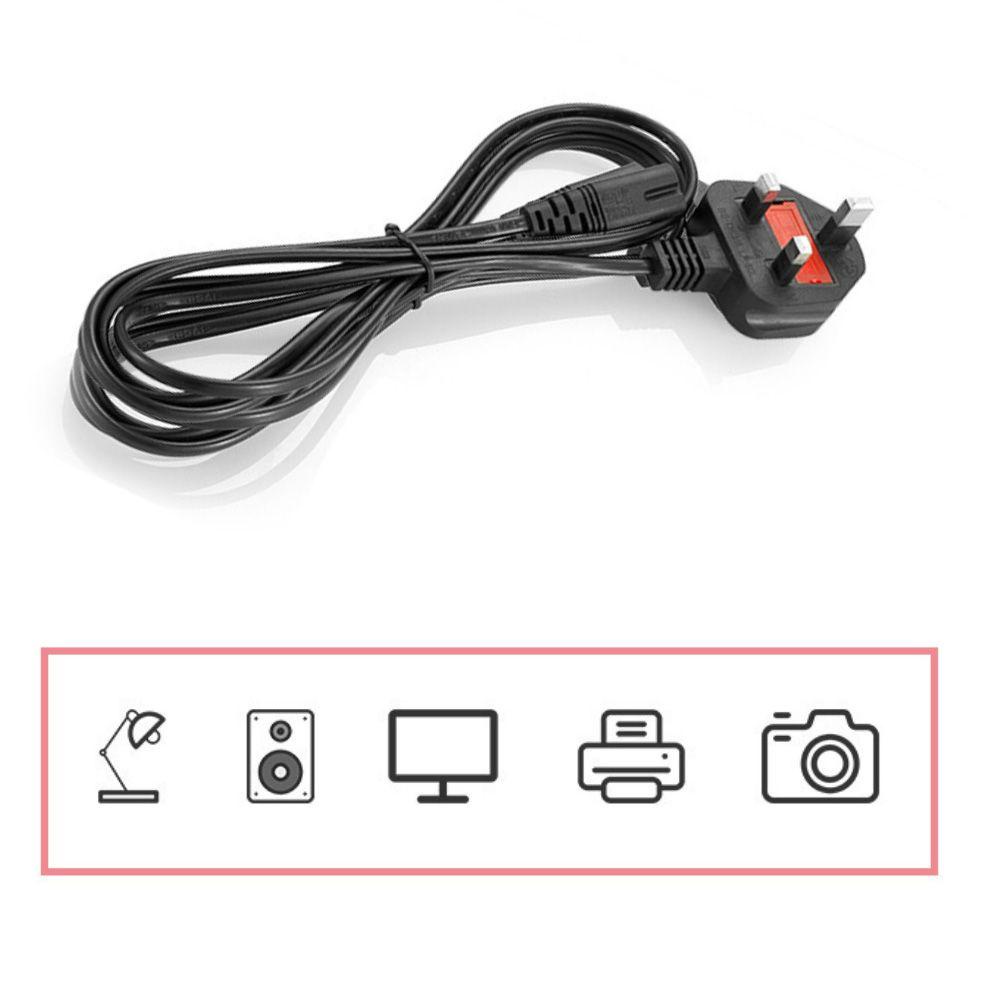 LAKAMIER Dây Nguồn 3 Chấu Phích Cắm UK Thông Dụng An Toàn Cho Laptop