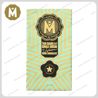 Marou Chocolate Tien Giang 80% Socola Đen - Thanh 80g - Socola Marou Tiền Giang 80% Cacao Vị thơm ngon hấp dẫn