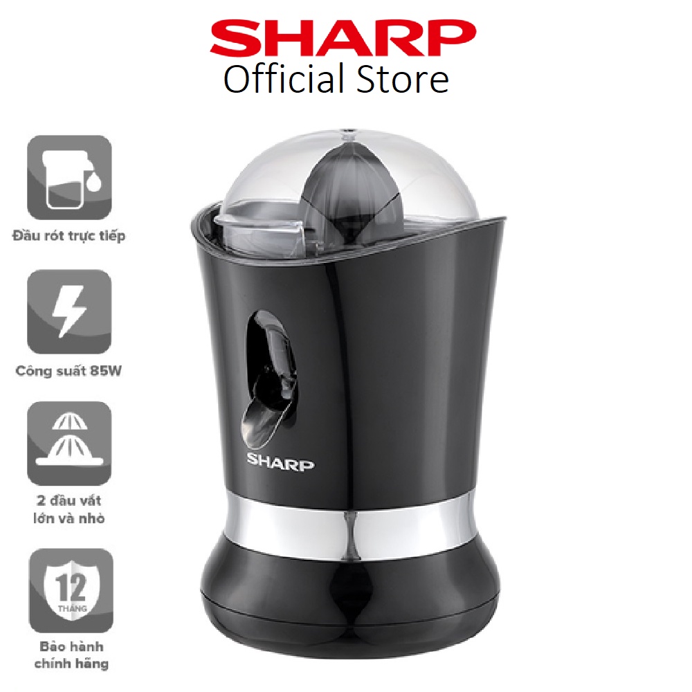 Máy Vắt Cam Sharp EJ-J850-BK Cao Cấp 85W - Hàng Chính Hãng - Bảo Hành 12 Tháng
