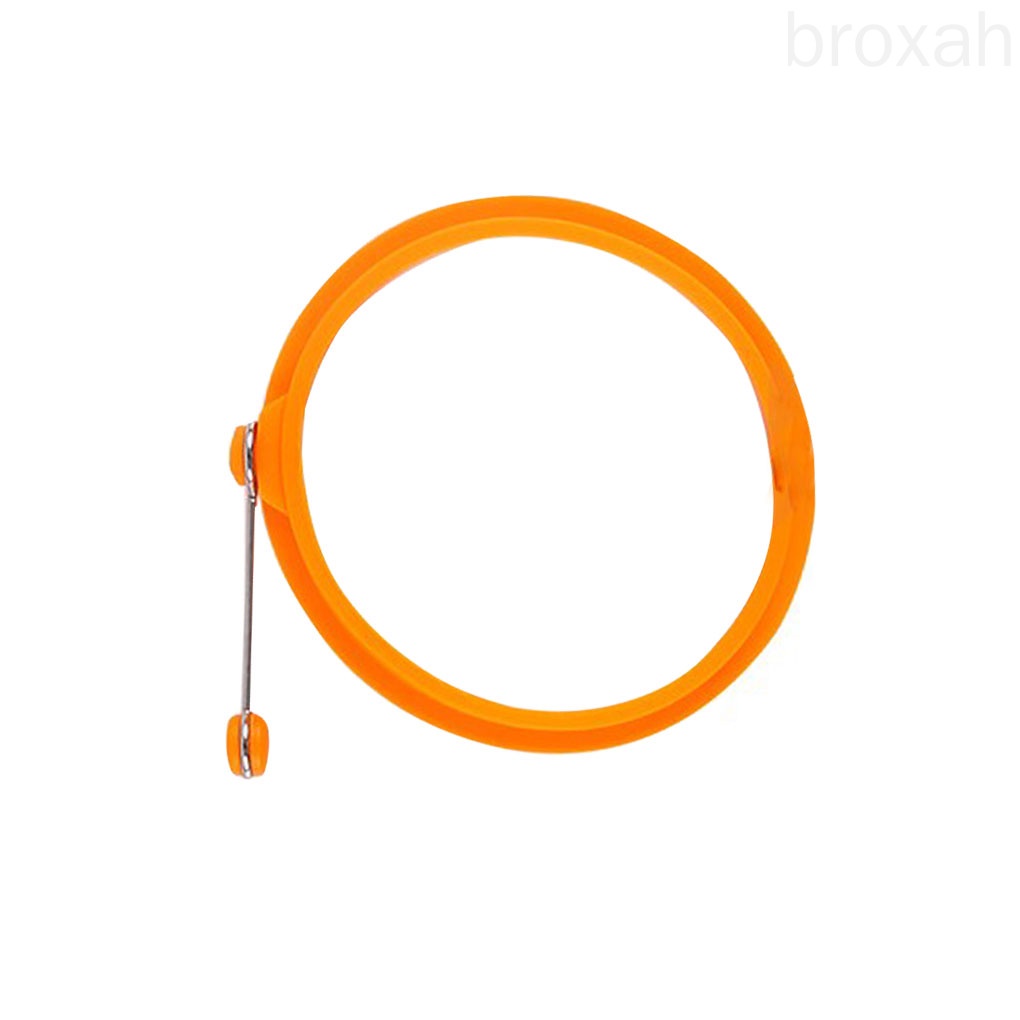 Khuôn Chiên Trứng Hình Tròn Bằng Silicone Chống Dính Có Tay Cầm Tiện Dụng