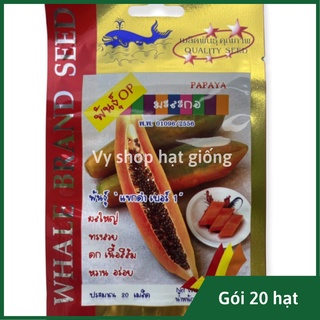 Hạt giống đu đủ quả dài Thái Lan gói 20 hạt