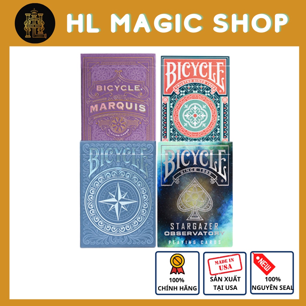 Bộ bài tây, bài ảo thuật Bicycle 2022 Odyssey / Marquis / Muralis / Observatory Playing Cards - Bài Mỹ - Bài Chính Hãng