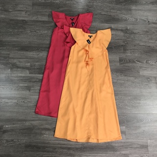 Đầm EXPRESS suông cổ V bèo 2M