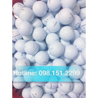 COMBO 10 QUẢ BÓNG GOLF TITLEIST/CALLAWAY/TAYLORMADE/SRIXON/NIKE MỚI 90%
