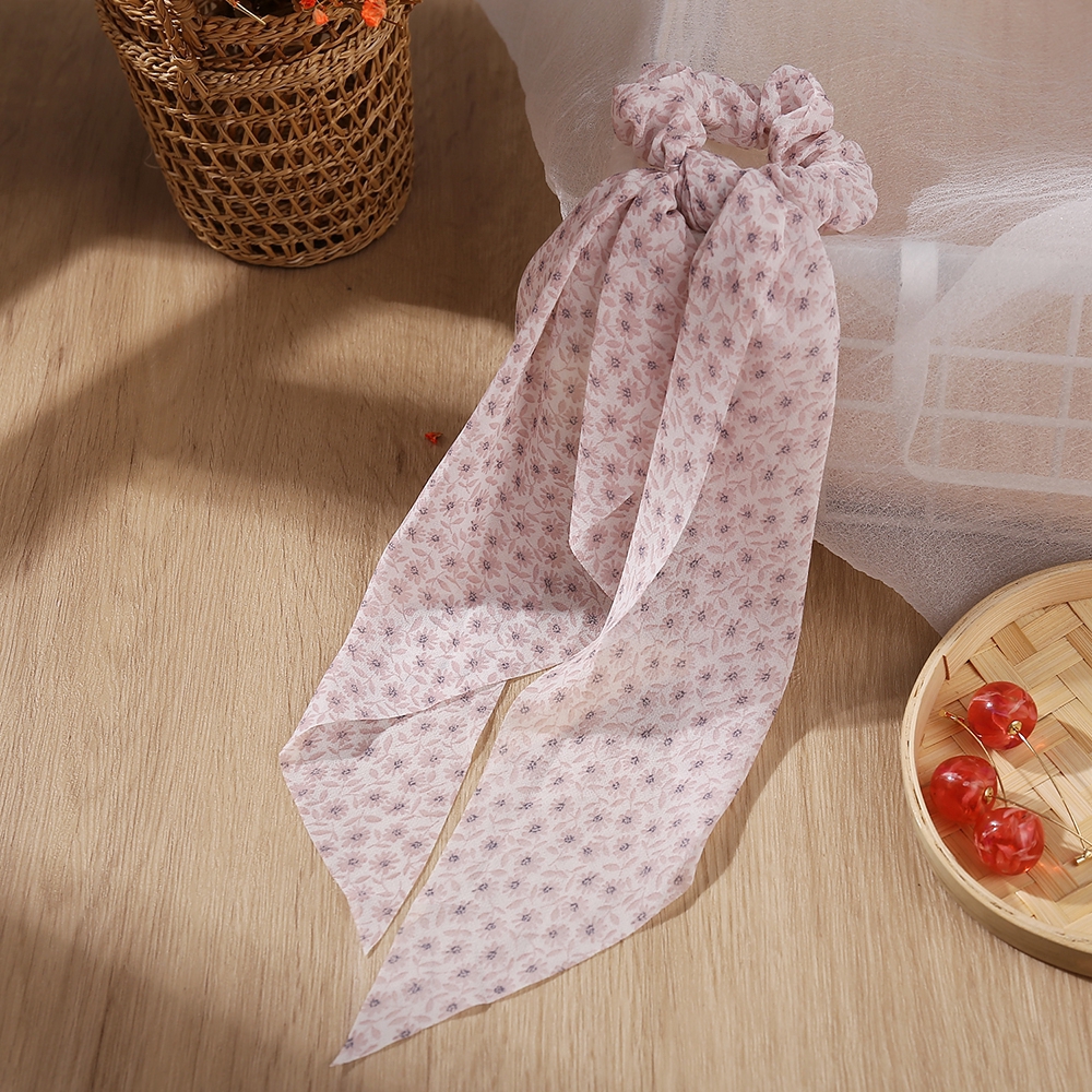 Dây Buộc Tóc Cao Su Co Giãn Đính Mặt Hoa Thời Trang Hàn Quốc Cho Nữ