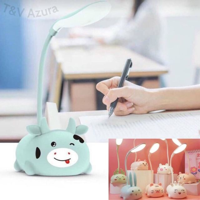 Đèn Học Mini Để Bàn, Đèn Led Tích Điện Sạc Thông Minh Cao Cấp Siêu Đáng Yêu, Đèn Học Mini Cho Bé