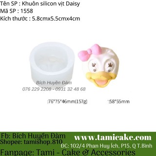 Khuôn silicon chuột Vịt Daisy 1558