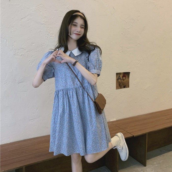 [ORDER] VÁY BABYDOLL HOA NHÍ CỔ SEN BẦU BÍ BON CHEN ULZZANG - KÈM ẢNH THẬT CUỐI | BigBuy360 - bigbuy360.vn