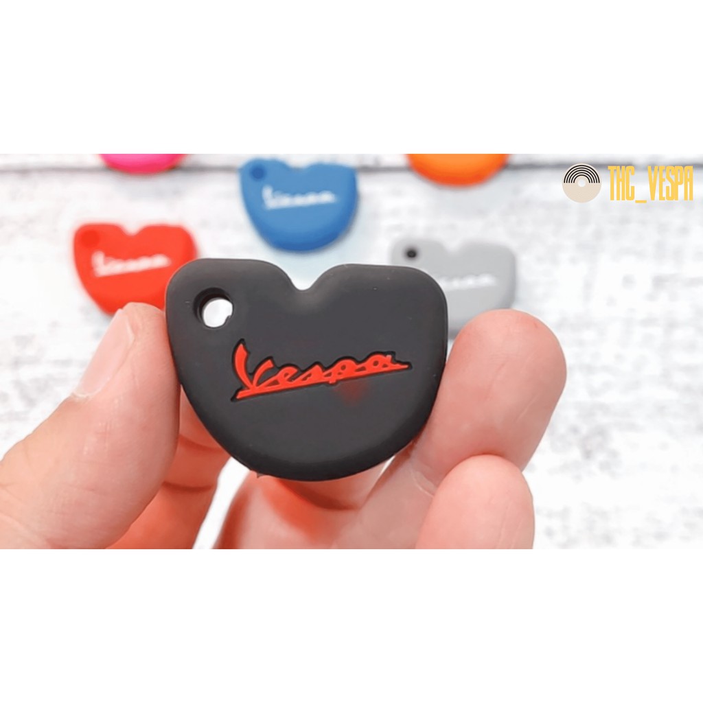 Bọc Chìa Khoá Vespa (Đủ màu) - Silicone CHÍNH HÃNG bảo vệ chìa khoá smakey Vespa liberty đủ màu