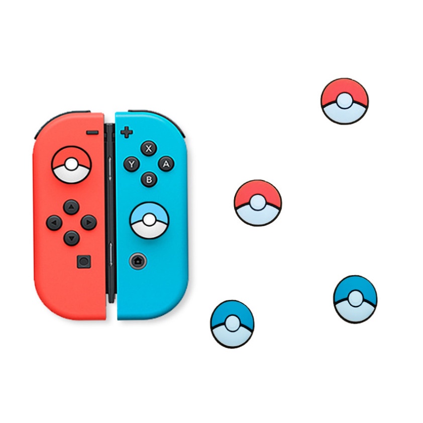 Núm Bọc Cần Analog Cho Joycon Và Tay Cầm Chơi Game - Phiên Bản Pokemon/Smash Bros