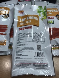 Lạp xưởng ăn liền 75g
