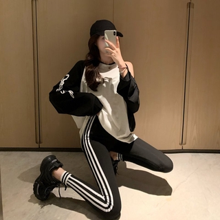 Quần Legging Nữ Kẻ Sọc Thời Trang