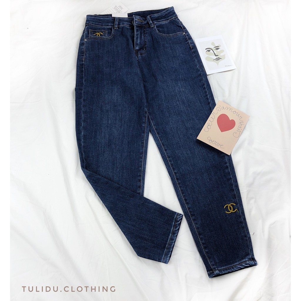 Quần Jean Nữ Dáng Baggy Cạp Lưng Cao Trơn 🥑 Hàng Cao Cấp 🥑 Quần Bò Nữ Co Giãn [Ảnh thật] #BY88.11 | BigBuy360 - bigbuy360.vn