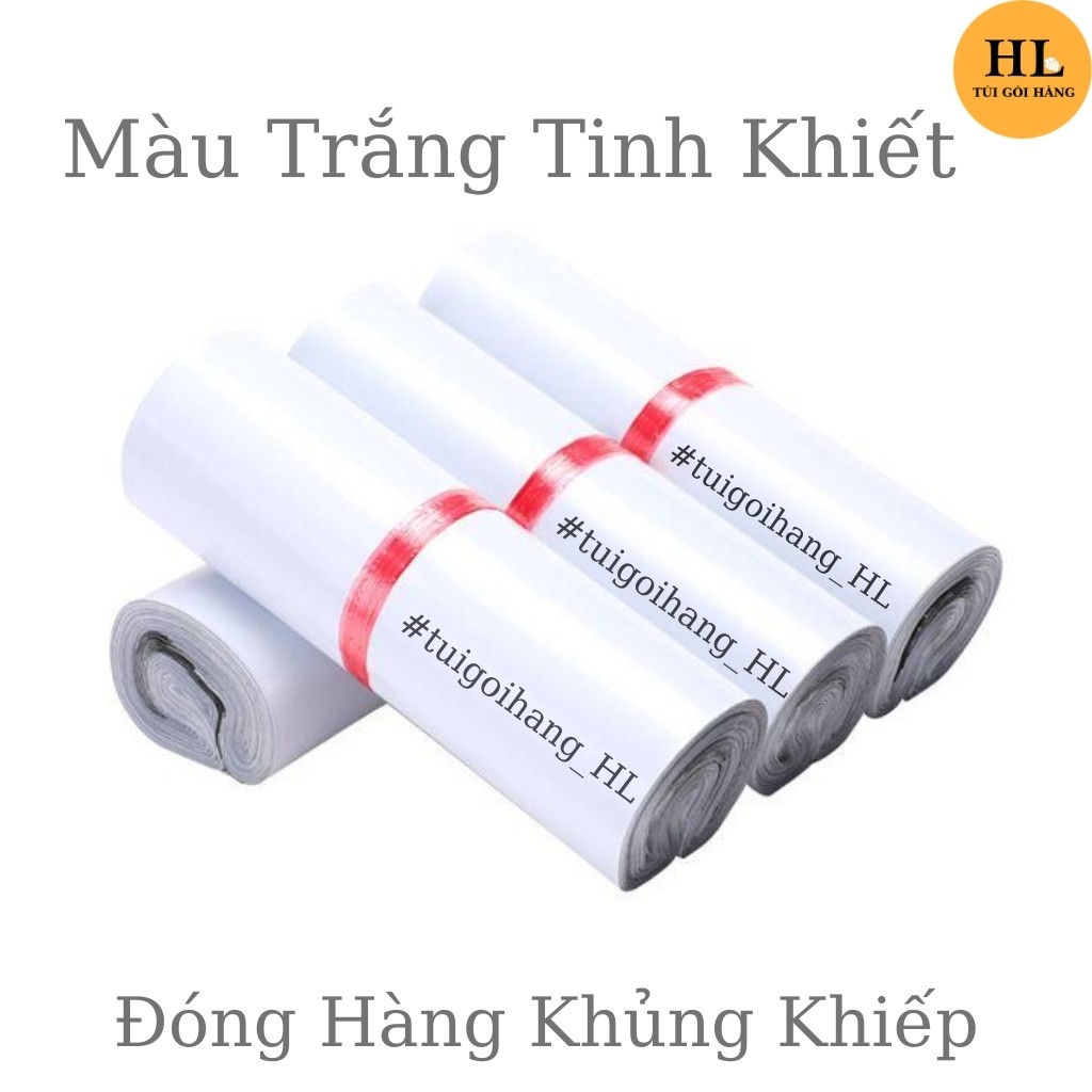 Túi gói hàng chất lượng cao cấp &amp; thông dụng size 35x45 màu trắng TUIGOIHANGHL