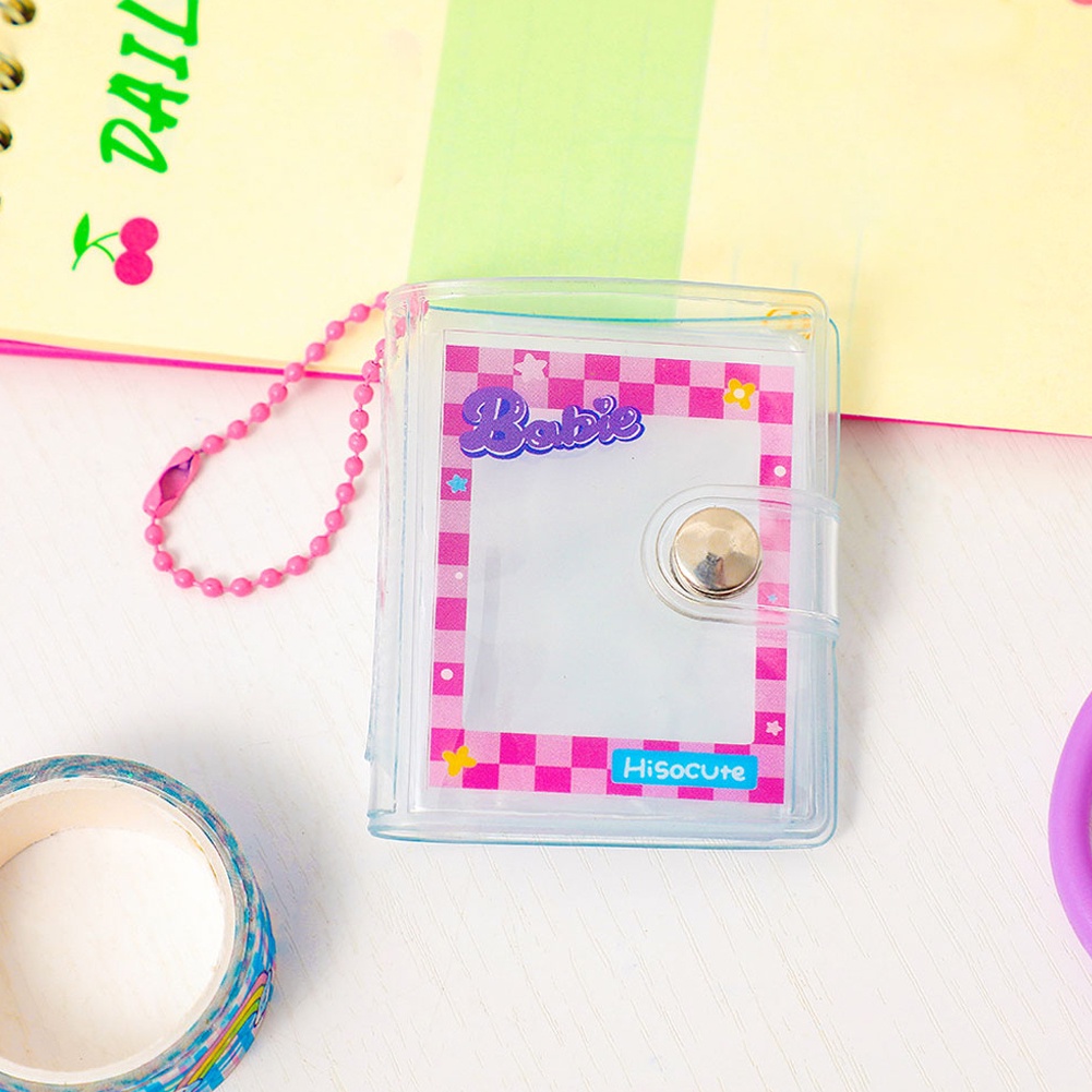 Cuốn Album Ảnh 2 Inch Trong Suốt Kèm Móc Khóa Dễ Thương