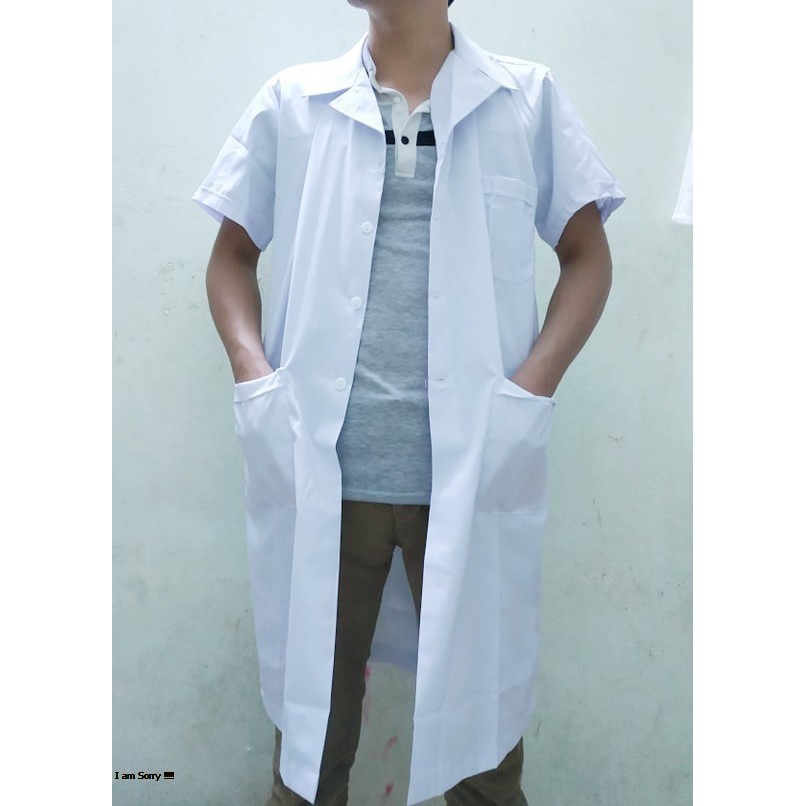 Áo bác sĩ - Y sĩ - Blu dáng dài nam/nữ cộc tay loại đẹp | BigBuy360 - bigbuy360.vn