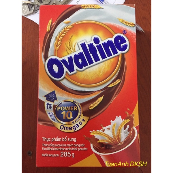 Thức uống lúa mạch hương vị sô-cô-la Ovaltine bột hộp giấy 285g - Hàng chính hãng DKSH Việt Nam.