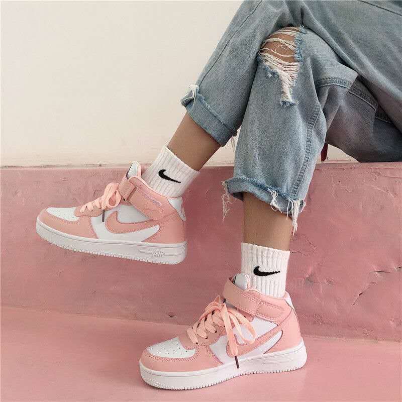 Giày Thể Thao Nữ Cổ Cao Thời Trang Air Force No. 1 | BigBuy360 - bigbuy360.vn