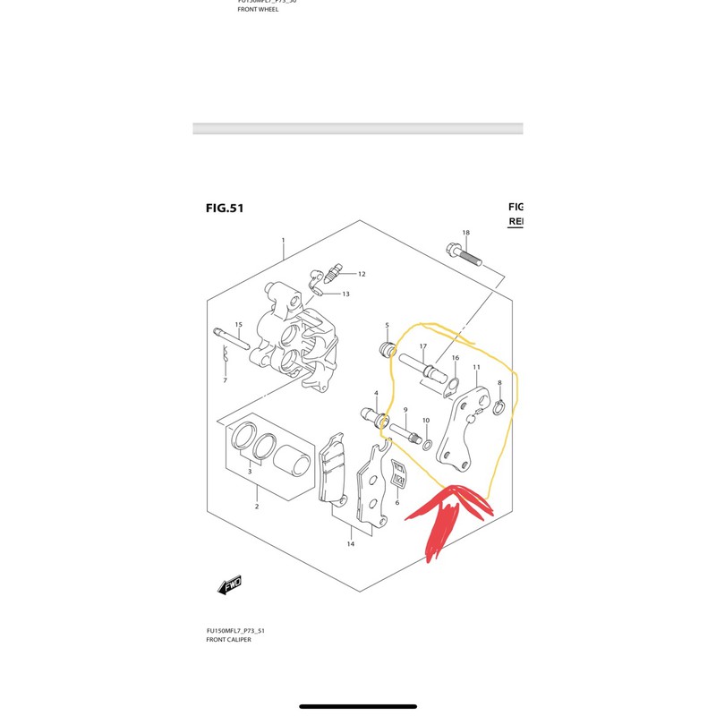 BÁT THẮNG HEO DẦU TRƯỚC RAIDER FI - SATRIA FI - GSX- BANDIT 150