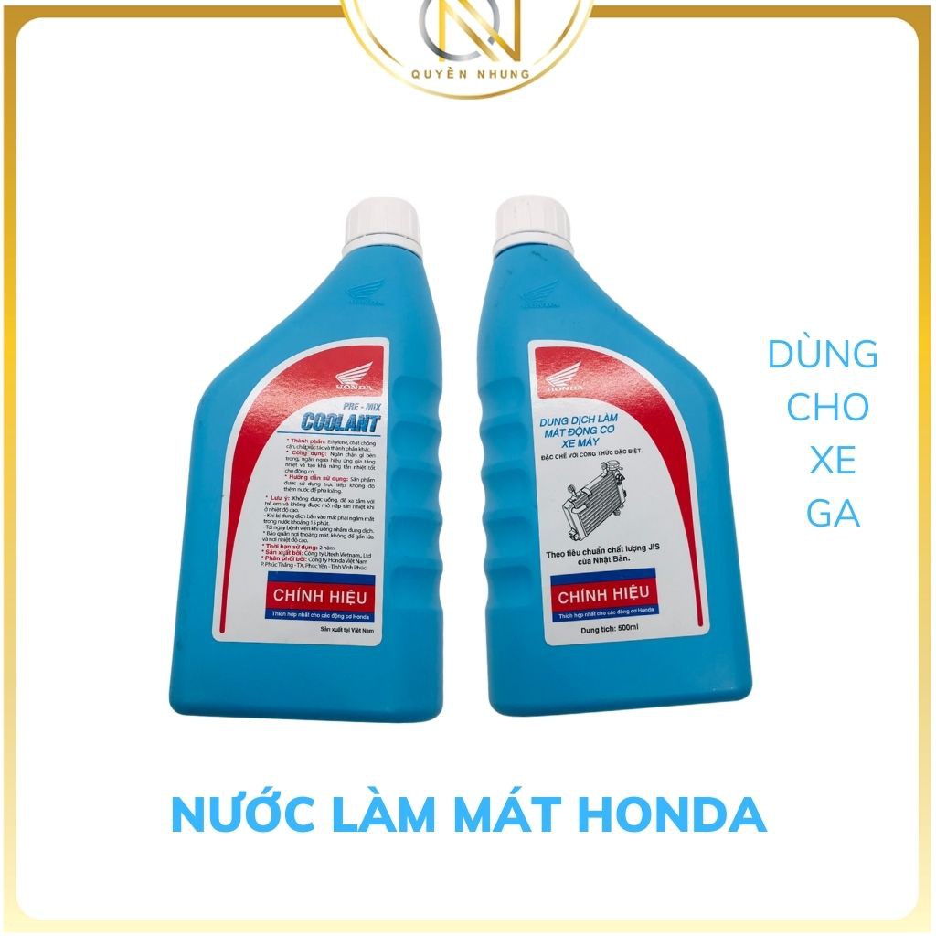 Nước Làm Mát Xe Máy Honda 500ML Pre Mix Chính Hãng - QN SHOP