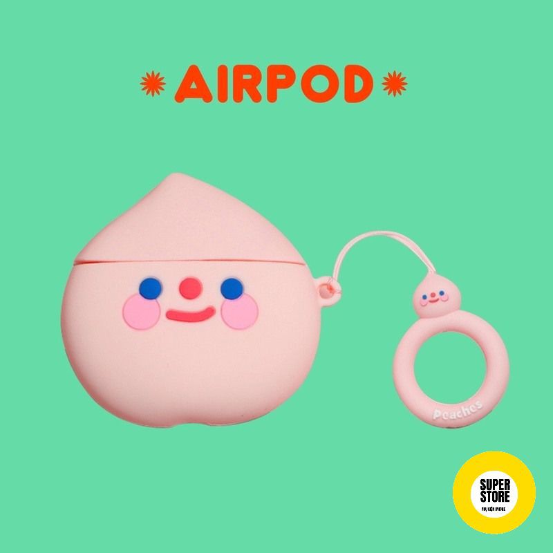 Vỏ Ốp Airpod Đựng Tai Nghe Airpods 1 2 Pro Hình Thú Nhiều Mẫu Dễ Thương Chất Liệu Silicon Chống Va Đập