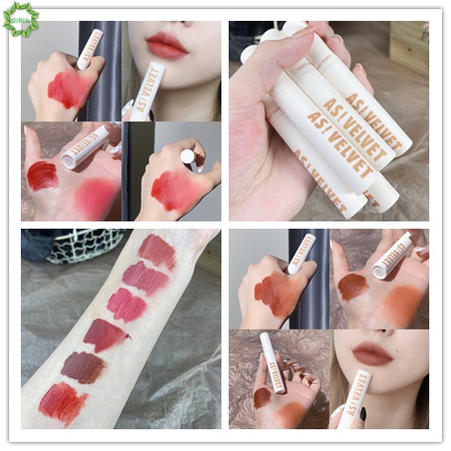 [Hàng mới về] Son môi lâu trôi chống thấm nước phong cách retro dễ sử dụng cho người mới bắt đầu