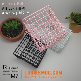 Rổ treo lưới m7 hồng
