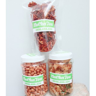 COMBO KHÔ HEO + DA HEO GIÒN + ĐẬU PHỘNG TỎI ỚT