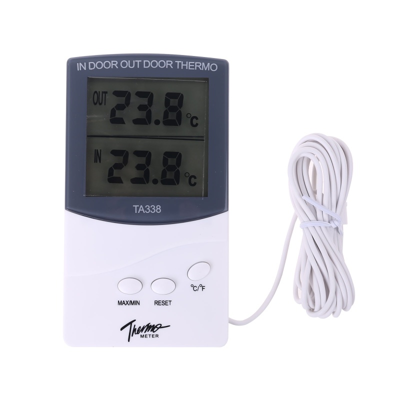 Đồng Hồ Đo Nhiệt Độ Max / Min Bằng Nhựa Chất Lượng Cao Dùng Trong Nhà Và Ngoài Trời