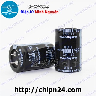 [2 CON] (H92) Tụ hóa 10,000uF 63V (30x50mm) (10000uF 63V)