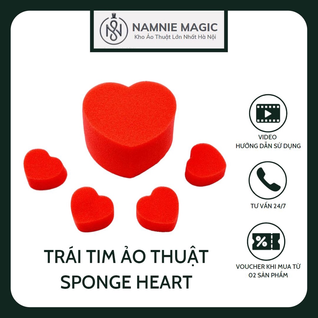 Đồ Ảo Thuật Bóng Mút Xốp Hình Trái Tim, Thỏ, Sponge Heart, Đạo Cụ Diễn Đường Phố,Đồ Chơi Banh Và Tim